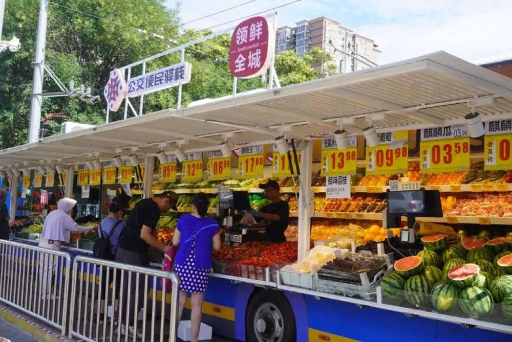 角子機：公交車開始賣菜，未來餐飲可以“上車”嗎？